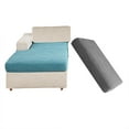 thumbnail image 7 of SDJMa Stretch Sofa Cushion Cover for Individual Cushion Sofa Chaise Longue Sofa Slipcover for Cushion Couch Soft Furniture Protector (Dark Gray,Chaise Longue(Right)), 7 of 7
