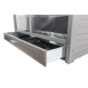 New Age Pet® ECOFLEX® Jumbo Park Avenue Indoor Rabbit Hutch, Durable Composite, Scratch-Resistant Polycarbonate Panel, NeveRust Stainless Steel Mesh Lid, Easy Assembly Holds 2 Rabbits Comfortably