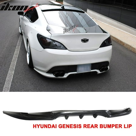 Coupe Rear Window Spoiler - Fits 10-12 Hyundai Genesis Coupe Sport Rear Bumper Lip Spoiler Urethane