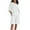 White, variant on Bloomae Plus Size Women Two Piece Lounge Shorts Sets Lightweight Casual 3/4 Length Sleeve V Neck Shirts and Drawstring Short Pants Soft Cotton and Linen Outfit Clothes 2025 Khaki XXL