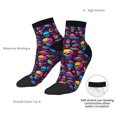 thumbnail image 6 of Pofeuu colorful Skull Retro Print 30cm Socks, Adult Running Hiking Socks for Youth and Adult, 6 of 7