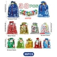 thumbnail image 2 of Christmas Gift Packaging Set – Includes 38 Gift Bags, 50 Tags, and 3 Ribbons – Festive Holiday Wrapping Kit for Christmas Presents, 2 of 8
