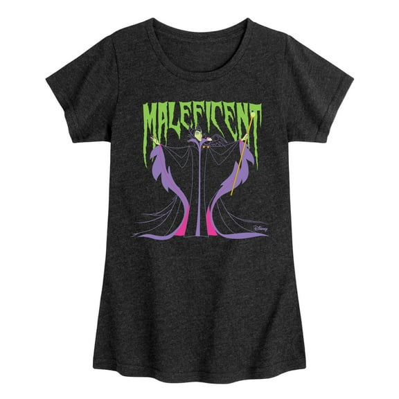 Disney Villains - Maleficent - Toddler & Youth Girls Short Sleeve Graphic T-Shirt