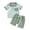 05_Green, variant on QUTOAY Baby Boy Outfits Button Placket Short Sleeve Shirt and Shorts Set Comfy Casual Wear for Toddler Summer Outfits 01_Black,12M