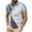 Gray T Shirts for Men, variant on Golf Shirts for Men with Zipper Collared Short Sleeve Tees Tops Mens Pullover Casual Color-Block Breathable Athletic Workout Tshirts Shirt