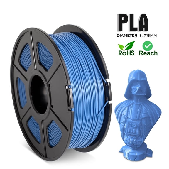Black 3D Printer Filament PLA 1.75mm Diameter Tolerance 0.02mm 1KG/ Spool for Most FDM 3D Printers Supplies