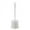 C-Gray, variant on Steadline Complete Toilet Cleaning Brush Set with Ventilated Base Design - Flexible Head System for Under Rim and Groove Maintenance