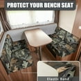 thumbnail image 2 of Uorisanigo RV Dinette Cushion Covers Stretch Hunting Dead Leaf Sofa Seat Slipcovers Camper Seat Cushion Cover - Washable Camper Sofa Chair Cover Furniture Protector for RV Car Bench, 2 of 7