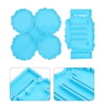 thumbnail image 3 of 1 Set Coaster DIY Molds Set Silicone Mold Unique Cup Mat Stand Epoxy Resin Mold, 3 of 8