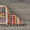 thumbnail image 7 of Lr Home Global 3 ft. x 5 ft. Chindi and Geometric Block Area Rug, 7 of 7