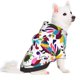 thumbnail image 2 of Fotbe Mexican Bright Style Sudadera con Estampado para Perros Pequeños – Suéter con Capucha para Mascotas, Tela Suave de Forro Polar con Bolsillo-Large, 2 of 7