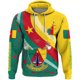 thumbnail image 3 of Sudadera con capucha y estampado de bandera de Camerún vintage para hombre, estilo hip hop, estilo africano, 3 of 5