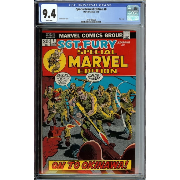 Special Marvel Edition #8 - CGC 9.4 Comic Book