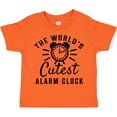 thumbnail image 3 of Inktastic The Worlds Cutest Alarm Clock Boys or Girls Toddler T-Shirt, 3 of 5