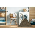 thumbnail image 2 of Ahgly Company Machine Washable Indoor Square Abstract Peru Brown Area Rugs, 6' Square, 2 of 7