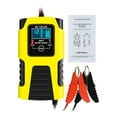 thumbnail image 4 of yotijar Car Battery Charger Three Stage Automatic Charging for Boats Motorcycle Yellow, 4 of 8