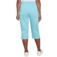 thumbnail image 2 of Alfred Dunner Womens Flat Front Allure Classic Clamdigger Pant, 2 of 4