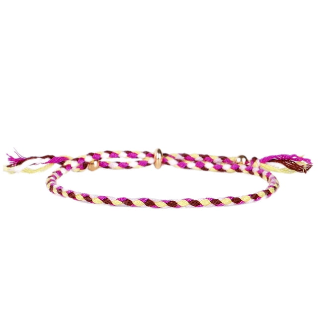 Sonducket trenzada, accesorio de decoración de moda, accesorios de joyería, adorno de mano, pulseras de hilo ajustable, regalo de cumpleaños Ropa, zapatos y accesorios Miscelánea tipo 25 Sonducket AP009512-25