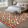 thumbnail image 6 of Boho Area Rug 5x7 Washable Rug Non Slip Abstract Geometric Ethnic Bohemia Textured Large Area Rug Soft Stainresistant Indoor Floor Carpet for Living Room Bedroom Home Office Dining Room Nursery, 6 of 8