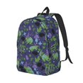 thumbnail image 4 of Geaub magic toads in hats durable canvas backpack: stylish, lightweight, and spacious with adjustable straps, 4 of 7