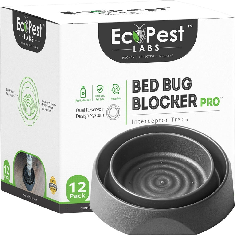 Bed Bug Blocker (Pro) Interceptor Traps — 12 Pack Interceptors