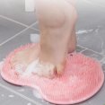 thumbnail image 3 of Rascador de masaje de ducha exfoliante de silicona, almohadilla antideslizante para baño, cepillo de lavado de pies, herramienta de baño, estera, cepillos de ventosa para la espalda, 3 of 5