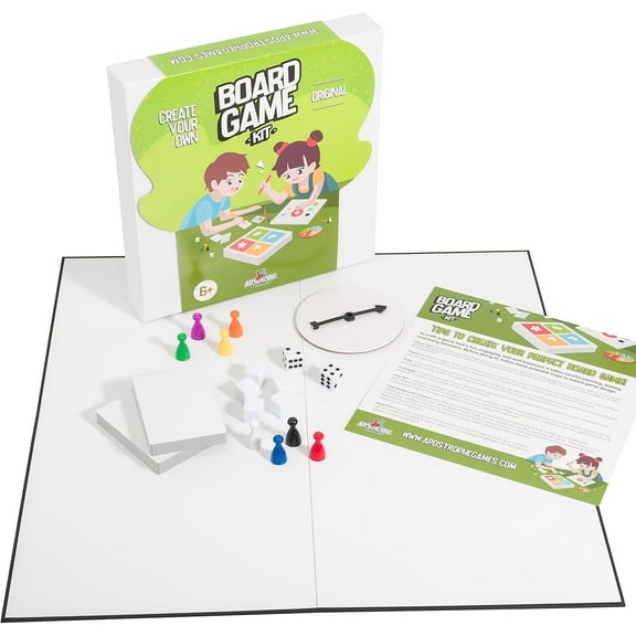 Create Your Own Board Game (Blank Game Board, Box & Accessories)