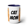 thumbnail image 2 of Cat Mom Two-Tone Coffee Mugs, 15oz, 2 of 5