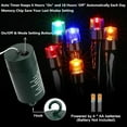thumbnail image 2 of Toodour Battery Christmas Lights, 68.9ft 200 LED Christmas String Lights with 8 Modes, Timer, Waterproof Battery Operated String Lights for Home, Garden, Party, Holiday, Xmas Decorations (Multicolor), 2 of 8
