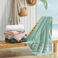 thumbnail image 6 of Extra Large Bath Towel - Oversized Ultra Bath Sheet - 100% Cotton - NAVY COLOR, 6 of 9