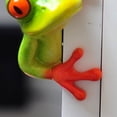 thumbnail image 3 of Kearding Resina 3D Craft Frog Figurilla de escritorio Animales divertidos Forma Decoración para el hogar Artesanía para computadora Dormitorio Decoración del hogar Kearding HA077505-01, 3 of 6