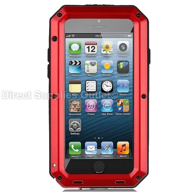 Heavy Duty Gorilla Metal Case Shockproof For Iphone 14 13 12 Xr X 8 Pro Max Se zhangyuxiang LED
