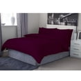 thumbnail image 2 of BedDecor 600 TC 100% Egyptian Cotton 3 Pcs Duvet Cover Stripe (Burgundy,King/California king), 2 of 7