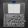 thumbnail image 1 of 115Pcs Steel Zerk Grease Nipple Fittings Assortment Kit Straight 90-Degree 45-Degree Angled(M6 M8 M10), 1 of 5