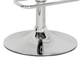 thumbnail image 5 of Acme Furniture Rania Modern 31"H Clear Swivel Bar Stool in Chrome Indoor, 5 of 6