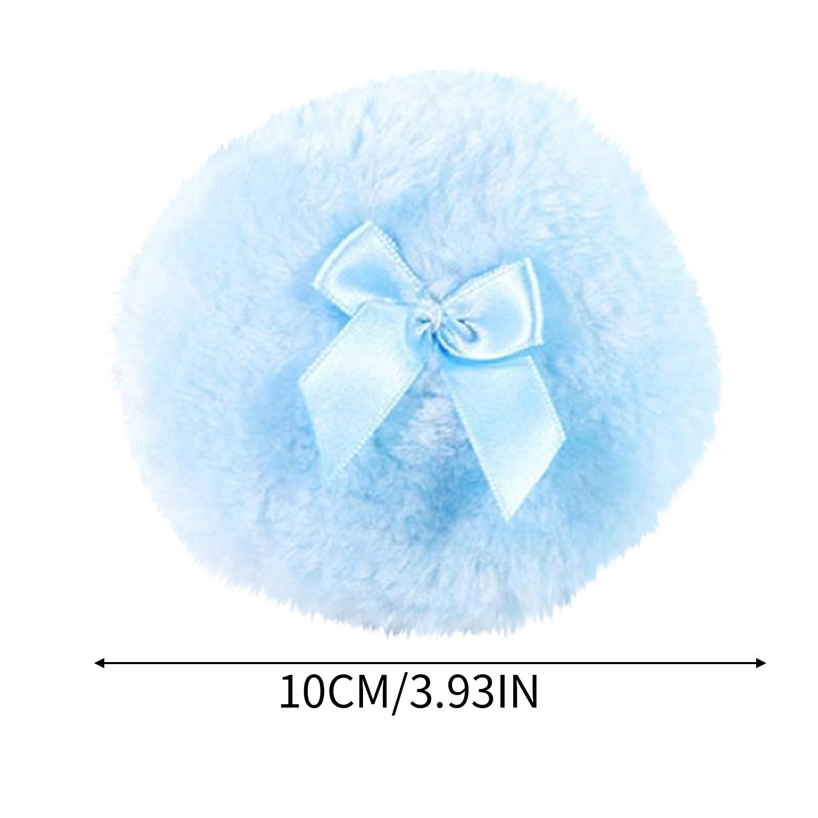 STAOEDU Large Fluffy Powder Puff, 4 Inch Ultra Soft Washable Reusable Velour Face Body Powder Puff Loose Powder Puffs Wet Dry Makeup Tool