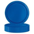 thumbnail image 1 of Unique Industries Electric Blue Round 9" Dinner Plates, 55ct, 1 of 3
