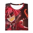 thumbnail image 7 of Alastor Hazbin Hotel Comedy Teen T-Shirt Crewneck Short Sleeve Double-Sided Print Summer Tee Shirts Top For Youth Boys Girls Children Medium, 7 of 7