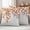 Chocolate, variant on Orange Fall Leaves Outdoor Waterproof Pillow Covers, Vintage Country Plants Pastoral Farm Decorative Square Throw Pillowcase Sofa Cushion Sham for Patio/Couch/Chair, 16"x16" 2 Pack