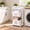 2 Tier L, variant on Vertical Laundry Basket Organizer with Wheel, Stackable Removable Laundry Hamper Cart for Small Space, Dorm, Bathroom