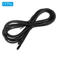 thumbnail image 3 of Uxcell 10Ft Speed Jump Rope Replacement Cable 4.5mm Professional Skipping Rope Replacement Black 4 Pack, 3 of 6