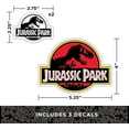 thumbnail image 2 of Jurassic Park Licensed Decals - Set of 7 Dinosaurs and Logos Waterproof Vinyl Stickers for Car Truck Water Bottle Laptop Skateboard - Jurassic World Stickers, 2 of 5