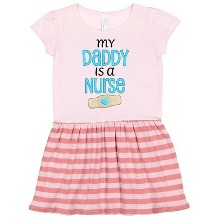 

Inktastic My Daddy is a Nurse Gift Toddler Girl Dress