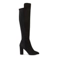thumbnail image 2 of ZIGI SOHO Womens Black Siyah Pointed Toe Block Heel Zip-Up Dress Boots 10, 2 of 4