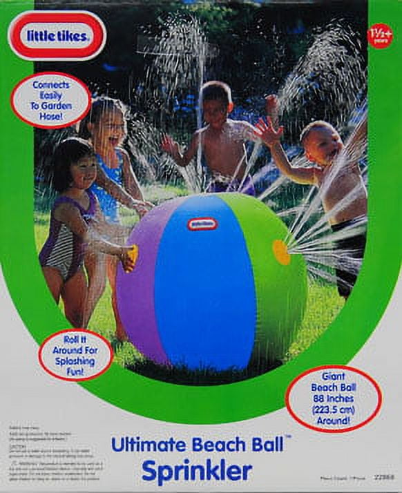 Imperial Toy Little Tikes Beach Ball Sprinkler Multi colored Ball