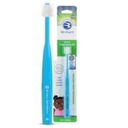 Brilliant Child Toothbrush by Baby Buddy, Ages 2-5 Years, Round Head, Bristles Clean All-Around Mouth, Sky Blue, 1 Pack
