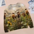 thumbnail image 6 of Farm Cows Mom Sweatshirt For Women Long Sleeve Pullover, 6 of 7