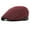 Burgundy, variant on British Style Mens Hats Striped Beret Hats for Men Unisex Newsboy Cap Hat Stylish Gastby Cabbie Flat Cap Fashion Ivy Cap