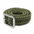 thumbnail image 2 of ParaLace EDC Green Survival 550 Paracord Belt with Stainless Steel Buckle, 52 inch, 2 of 11