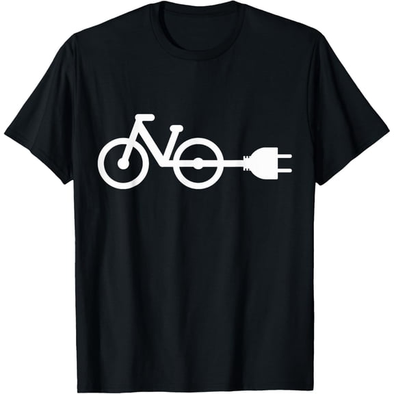 t-shirt E-Bike Electric Bicycle T-Shirt mens,black,women,funny,journey,Crew Neck, Short Sleeve,custom clothing patterns.gift